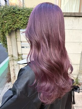 ジーナ(XENA) ロングヘア×ボルドーカラー(渋谷)