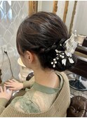 ロングヘア/ヘアセット/シニオン