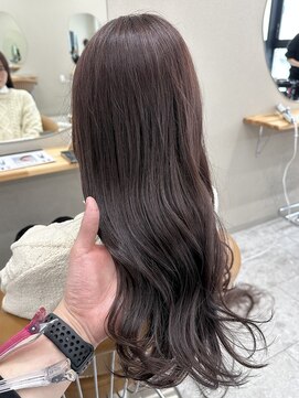 シカ 神戸三宮元町店(Cica) 春カラー　ピンクブラウン　ブリーチなし　三宮