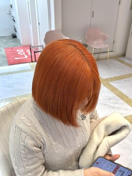 リー 梅田(Lee) ブリーチ1回目安/オレンジカラー