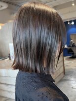 ミルシンク(1005mille cinq)&nbsp;切りっぱなしカット/アッシュブラウン/ブラウンカラー