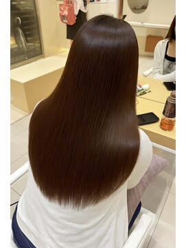 ジーナ 京都河原町(Zina) 縮毛矯正＋サラツヤストレート系/@nakazawa.hair