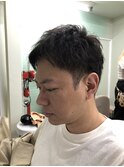 ツーブロックショート