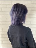 フェイスフレーミングボブインナーカラーボブ切りっぱなしボブ
