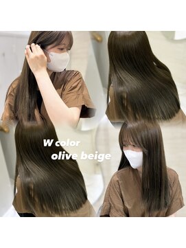 ジーナ 熊本(Zina) オリーブベージュ/透明感艶髪/Zina熊本/桜子