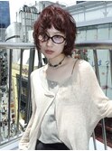 赤髪ボブ