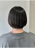 ホワイトグレージュデジタルパーマミニウルフ天王町NT0703