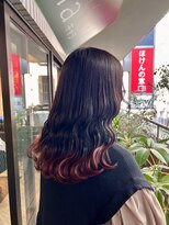 キャラ 池袋本店(CHARA)&nbsp;ワンポイントでお洒落な裾カラー【グラデーション】