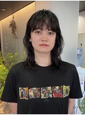 【ハクラ】ウルフ パーマ ニュアンスパーマ ウルフパーマ