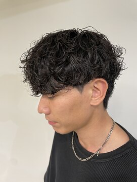 ニアウ 伊勢崎連取店(Niau) メンズマッシュシャドウパーマメンズパーマ