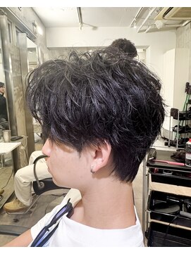 オーシャントーキョー ホワイト 原宿(OCEAN TOKYO WHITE) お客様スタイルゆるふわ無造作センターパートウルフナチュラル