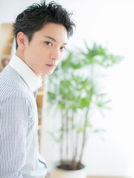 ソル 千早(S.O.L) 千早/髪質改善/黒髪☆スパイキーヘア☆ツーブロパーマd