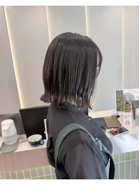 ロンドリゼル 札幌(Lond RiseL) オリーブグレー/前髪/ボブ/マロンベージュ/レイヤーカット/小顔