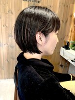 アドラーブル 駅南店(adorable) 大人美人くびれヘア艶感結べるボブうる艶髪レイヤーカット