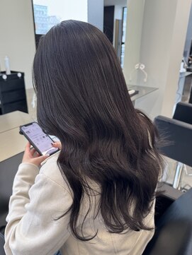 ラピステン 福岡天神 大名店(Lapis) 黒髪/エクステロング/顔周りカット/シールエクステ/韓国ヘア