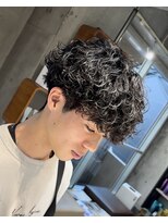 フィフスパーク(fifth PARK)&nbsp;渋谷fifth波巻きパーマメンズパーマメンズカットマッシュウルフ
