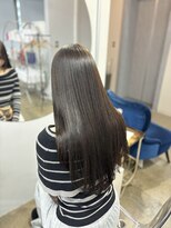 リラクオーレ 三宮 元町(LIRA CUORE) オリーブグレージュ×髪質改善縮毛矯正