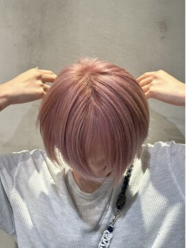 癒髪(yukami) ブリーチあり◎透明感ピンクショート