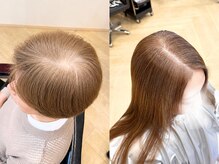 "白髪ぼかし"｜明るく、透明感のある仕上がりに