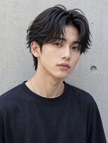 レイ バイ セブンルックス 宇都宮鶴田店(Lay by 7LOOKS)&nbsp;センターパート×フェザーパーマ