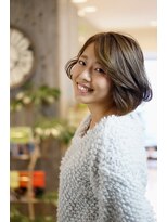 ソファ ヘア 仙台(Sofa)&nbsp;《ナチュラル♪》インナーカラーボブ♪