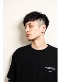ソフトツーブロックフェザーマッシュくせ毛風パーマ1