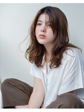 アトリエイトワ(atelier ittowa) 小顔ひし形シルエット&大人かわいい前髪パーマイメチェン181