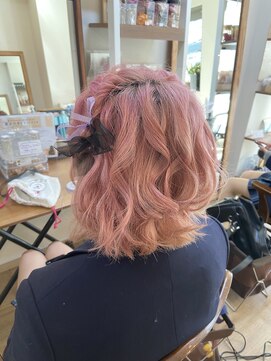 ロカット サロン(Roquat Salon) ボブリボン卒業式アレンジ【ヘアアレンジ　立川/立川南/八王子】
