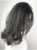 【CREAR 恵比寿/代官山】ミディアムレイヤーグレージュ