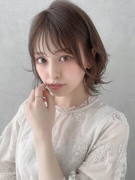 ローマ ギンザ(ROMA Ginza) 【ROMA銀座】20代30代40代/ベージュカラー/外ハネくびれボブ