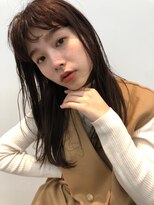 透明感切りっぱなしロングトリートメント[渋谷/渋谷駅]
