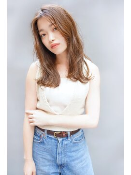 レスピア 銀座中央通り店(Respia) 抜け感セミロング【銀座】30代40代