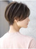 前髪なし大人ショート20代30代40代【AIN.表参道】川原大地