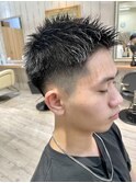 【Fumiya】フェード風メンズショート
