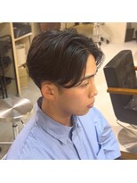 ニコフクオカヘアーメイク(NIKO Fukuoka Hair Make)&nbsp;「NIKO」センターパートニュアンスパーマカルマパーマ　福岡