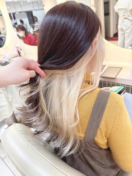 テトラ バイ ネオリーブ 横浜西口店(tetra by neolive) インナーホワイトブランドカラー＊*