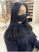 20代～30代大人ナチュラル地毛風黒髪似合わせカット［仙台］