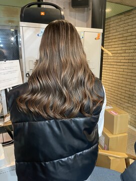 ラフ(LAFF) #黒髪#ボブルフ#ネビージュ#小顔#ワンレン