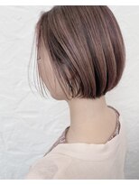 カモン(CAMON)&nbsp;[CAMON. ]#脱白髪染めハイライト#大人ガーリー#ミニボブ
