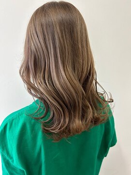 イーストハムアネーロ(EAST HAM anello) 艶髪◇韓国レイヤー/ミルクティーベージュ