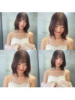 リリー(Lilley)&nbsp;(lilley内堀)透明感カラー×顔まわりカット×レイヤーカット