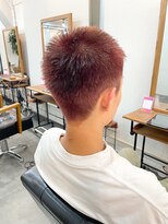 ルヴェルヘアー(Revel hair)&nbsp;ボルドーカラー×おしゃれ坊主