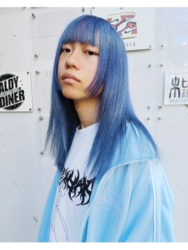 パープル(purple) ブルーアッシュカラー