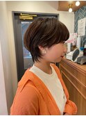 浦和ショートヘアショートカット白髪ぼかし白髪染めボブ40代50代