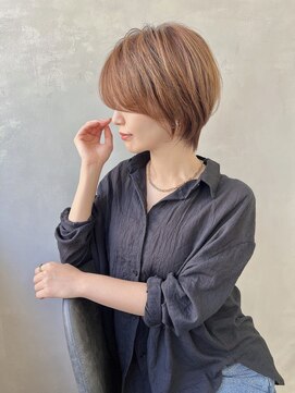 ハルキミナト ジャパン トウキョウ(HARUKI MINATO japan TOKYO) 30代40代50代耳かけショート前髪なしハンサムショートカット