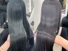 【6月限定】ダメージレス高級髪質改善ジェル艶カラー☆（前処理付）￥6600