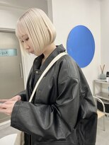ケプカ(KEPKA)&nbsp;ボブ ハイトーンカラー ホワイトブロンド