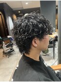 波巻きスパイラル×メンズウルフ [柏/MEN'S/メンズパーマ]
