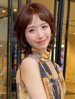 ホヌン 茅ヶ崎(Honnun) ショートヘア×ウルフレイヤー×パーマ20代30代40代/茅ヶ崎