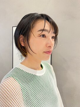 フェンヘアーアイス 中目黒(Fen.hair ici) 20代30代40代ショートボブ小顔補正立体カットインナーカラー